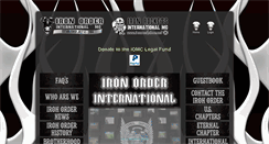 Desktop Screenshot of ironordermc.com