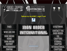 Tablet Screenshot of ironordermc.com